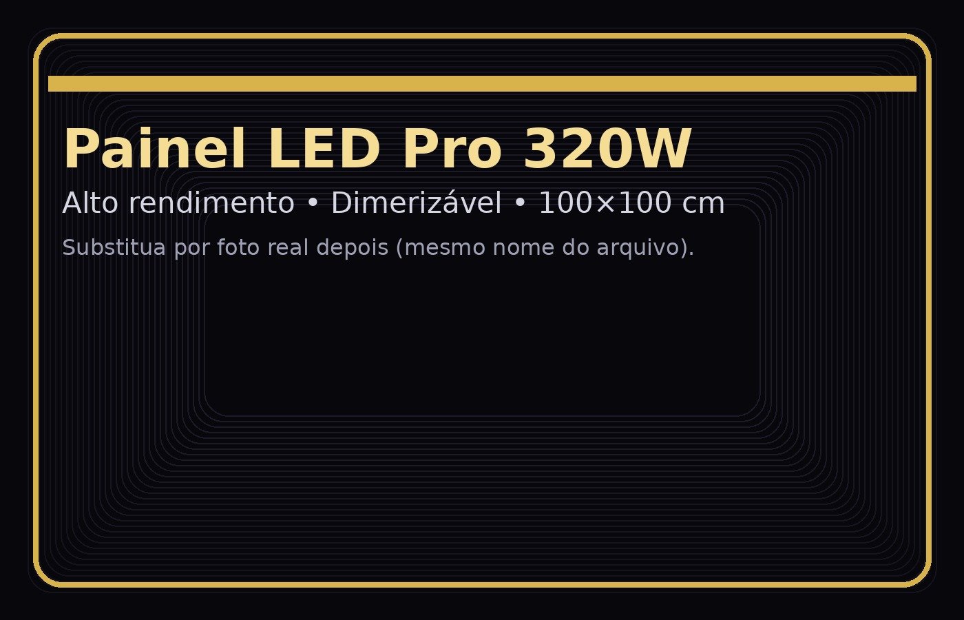 Painel LED Pro 320W